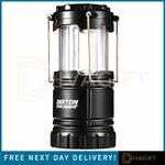DEKTON LED COLLAPSIBLE CAMPING LANTERN FISHING WORK LAMP LIGHT 300 LUMENS NEW