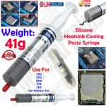 New Silicone Thermal Heatsink Compound Cooling Paste PC Processor Grease Syringe