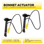 Left & Right Front Active Bonnet Actuator Hinge Sensor A1179061000 for Mercedes