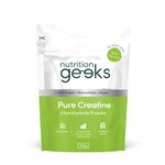 Nutrition Geeks Pure Creatine Monohydrate Powder - Easy to Mix - Micronised 315g