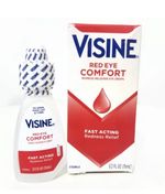 Visine RED EYE Comfort Fast Acting Redness Relief Eye Drops 15ml TWIN PACK