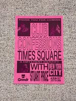 Madonna Confessions II Times Square NY PINK Flyer 2026 RARE Collectible Souvenir