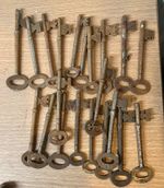 Vintage Rusty Rim Lock Key (Various) - Old Key - Genuine Key - Antique 