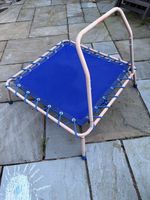 Galt Kids Mini trampoline Folds down, 86cm Square With safety bar