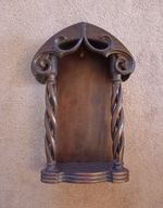 Antique, hand carved chapel niche