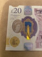Rare  £20 note, with error cut- see pictures 