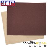 Sealey Production Paper 230 x 280mm 40Grit Pack of 25 Abrasive Aluminium Oxide