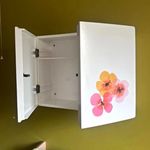 Mid Century Vintage Press Plastics Wall Mounted Bathroom Cabinet 60s 70s