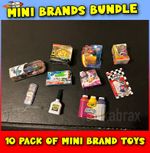 Zuru Mini Brands Bundle 10 Pack Of Mini Brand Toys Eekeez Spongebob Plus More
