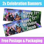 Personalised Fortnight Birthday Banners / Celebration Banners
