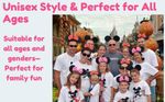 SERENA'S ® 24 PCS Mickey Minnie Mouse Ears Cartoon Headband Polka Dot Bow Outfit