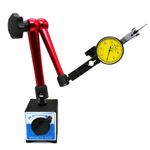 Hot 0-10mm Dial Indicator Universal Magnetic Stand Base Holder 0.8mm Dial Test