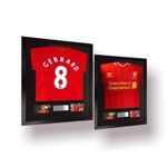 Frame For Any Signed Football Shirt Front or Back free *Personalised Plaque*