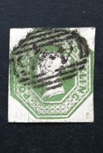 Queen Victoria GB 1/Embossed Issue SG.55 Used Cut Square VF