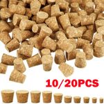 10/20x Tapered Cork Plugs Reusable Wine Bottle Stopper Various Sizes Available