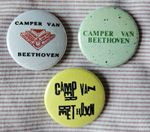 Camper Van Beethoven three 25mm button badges. Free UK postage!