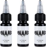 Dynamic Black Tattoo Ink 3PCS, Tattoo Ink Black, Tattoo Supplies for Colouring a