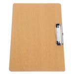 Reusable Density Board Clipboard with Smooth Surface and Metal Clip for Home Use