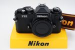 Nikon FE2 Auto/Manual black SLR. EXC+ condition. +Nikon strap. Titanium shutter!