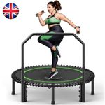 BCAN 40/48'' Rebounder Trampoline for Adults, Foldable Fitness Trampoline Indoor