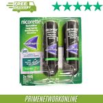 1 x Nicorette Quickmist Freshmint Duo Mouthspray 2 x 150 Sprays Nicotine ⭐⭐⭐⭐⭐