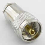 PL259 UHF Plug Male Clamp Type Compression for Aircell 7 Ultraflex 7 LMR300