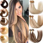 1G/s Russian Pre Bonded U-Tip Nail Keratin Human Hair Extensions Remy Hair Thick