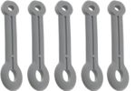 Cobra 2 Button Car Alarm Replacement Remote Key Fob ring rubber Strap Loop x 5