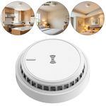 10 Year Life Home Fire Alarm Smoke Detector Gas Sensor with Batteries