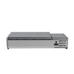 Saladette Prep Fridge Stainless Top 120cm Kitchen Food Prep Commercial Cateri...