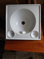 antique Victirioan ceramic hand basin for vanity unit mounting