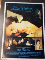 Blue Velvet film memorabilia poster signed by Brad Dourif in 1996 David Lynch UK