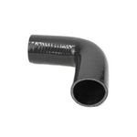 RAMAIR 70MM 2 3/4" BLACK SILICONE 90° ELBOW HOSE FOR VW GOLF MK5 GTI CONE FILTER