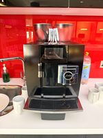 JURA Automatic Coffee Machine with Dual Bean Hoppers, Black/Silver