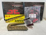 HONDA CBR500R CHAIN AND SPROCKET KIT 2013 TO 2021  DID GOLD X-RING