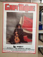 Gary Moore - Wembley Arena Concert 1989 - Rare Giant/Promo Poster (150x100cm)