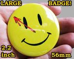 WATCHMEN FACE Badge Button Pin - LARGE 56mm/2.2inch size! - COOL!