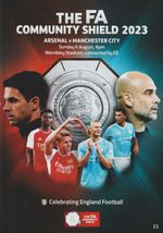 Arsenal v Manchester City 23/24 FA Community Shield programme 