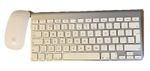 White Wireless Keyboard and Mouse for Apple iMac 20 Zoll Aluminium Modell 8,1
