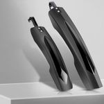 MTB Bike 26/27.5/29" Fender Front&Rear Mud Flaps Half Length Plastic Ultralight