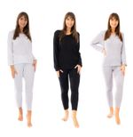 Womens Thermal Long Janes Pants Ladies Warm Winter Baselayer Bottoms, Pack Of 2