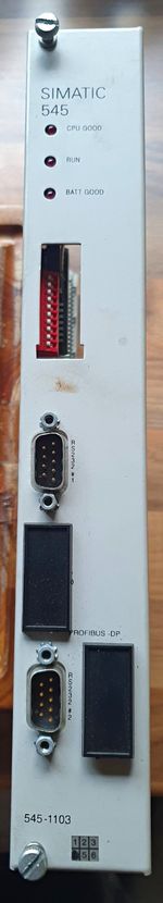 Siemens SIMATIC S5 PLC CPU Central Processing Unit Processor Module 545-1103