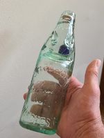 NIAGARA PATENT 10OZ CODD WITH A COBALT BLUE MARBLE FROM WINCHESTER GOOD !