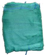 100 x Green Logs Sacks 55cm x 80cm with Drawstrings Holds 30Kg Net Woven Bags