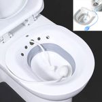 Portable Toilet Bidet Seat Plastic Tub Sitting Washing Elderly Disabled Travel