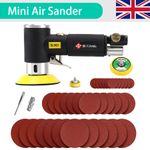 1/2/3 Inch Mini Random Orbital Air Sander Dual Action Kit for Auto Body Work