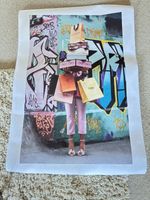 Colour Shopping Spree Print 70CM X 100CM - graffiti wall HIGH QUALITY MATT PAPER