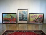 3 Large Original Vintage Chinese Cultural Revolution Posters 1966 Framed Mao