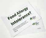 Food Allergy or Intolerance? Signs x 3 Laminated FSA Compliant A4 B Grade