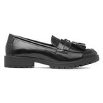 Cushion Walk Womens Shoes Black Adults Ladies Loafer Patent School Rosie SIZE